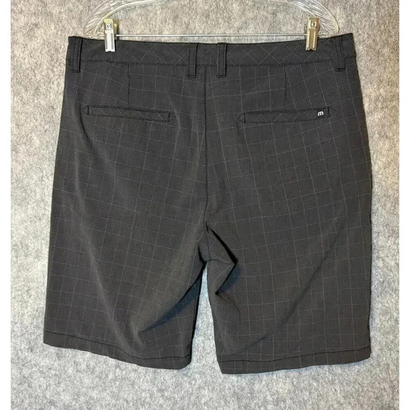 Travis Mathew Sorry For Being Awesome Plaid Shorts Size 36 - Picture 4 of 6